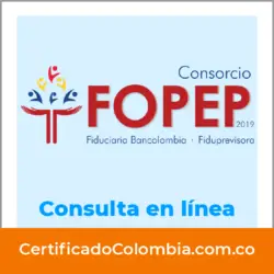 CertificadoColombia - FOPEP LOGO - Cómo descargar certificado