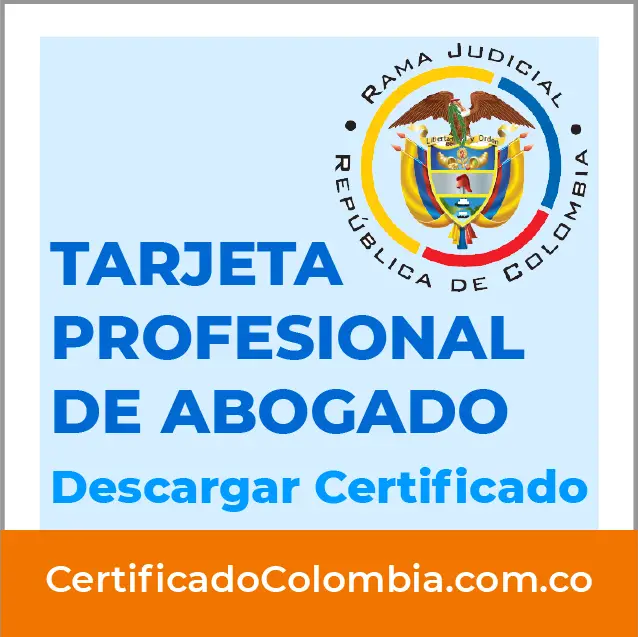 Tarjeta Profesional de Abogados - Consejo superior de la Judicatura logo