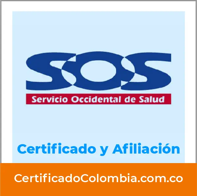 Descargar Certificado SOS Servicio Occidental de Salud