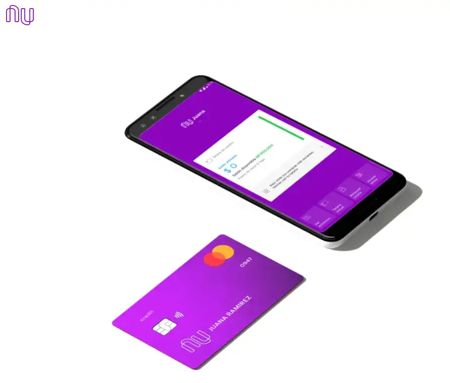 APP NUBANK Colombia - Tarjeta de Crédito Morada - Android iOS