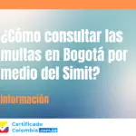 ¿Cómo consultar las multas en Bogotá por medio del Simit?